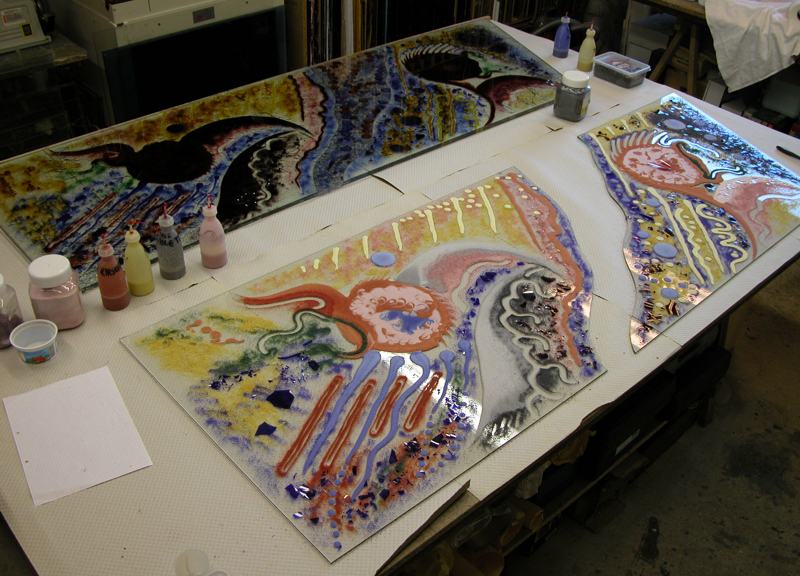 glass fusing_ window for the chapelle